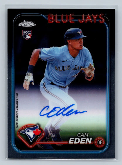 Cam Eden 2024 Topps Chrome Auto RC #RA-CE Blue Jays