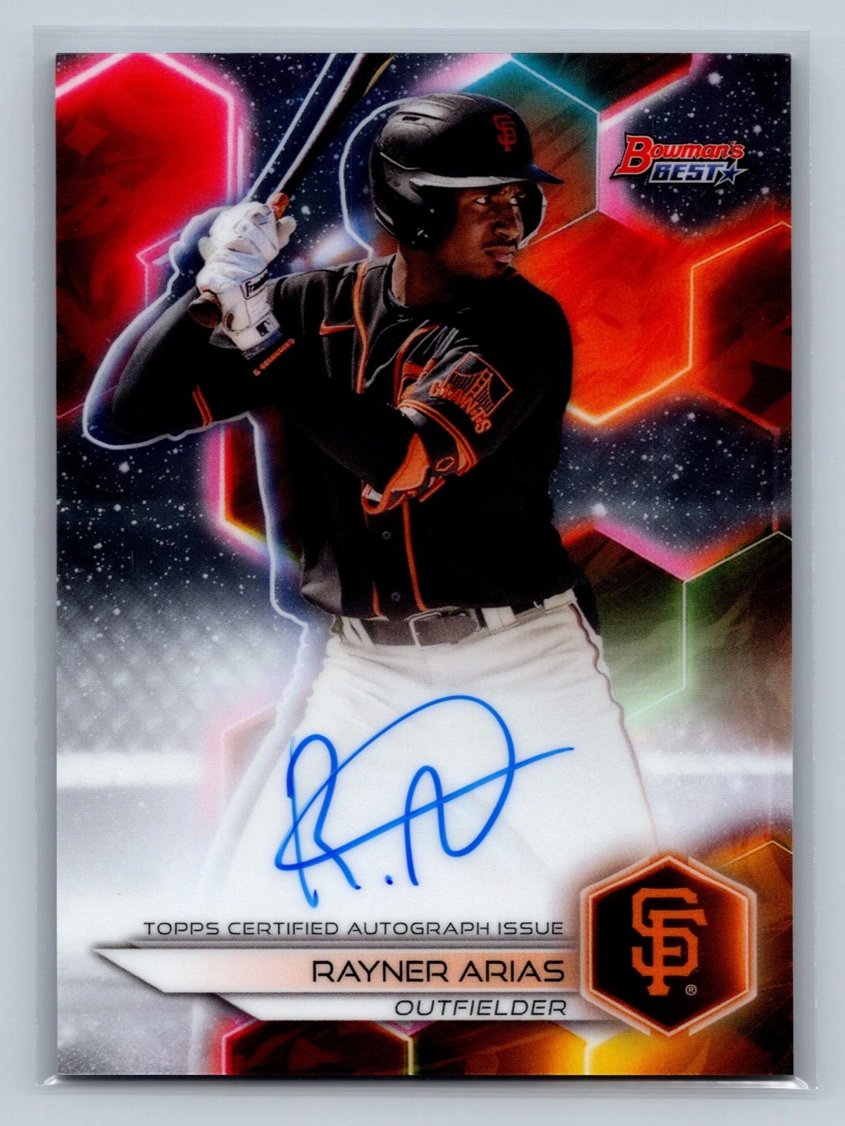 Rayner Arias 2023 Bowman's Best Auto #B23-RA Giants