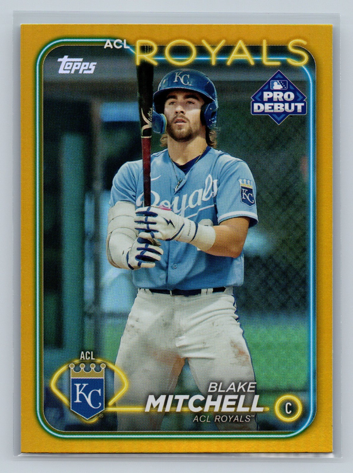 Blake Mitchell 2024 Topps Pro Debut Gold Foil /50 #PD-106 Royals