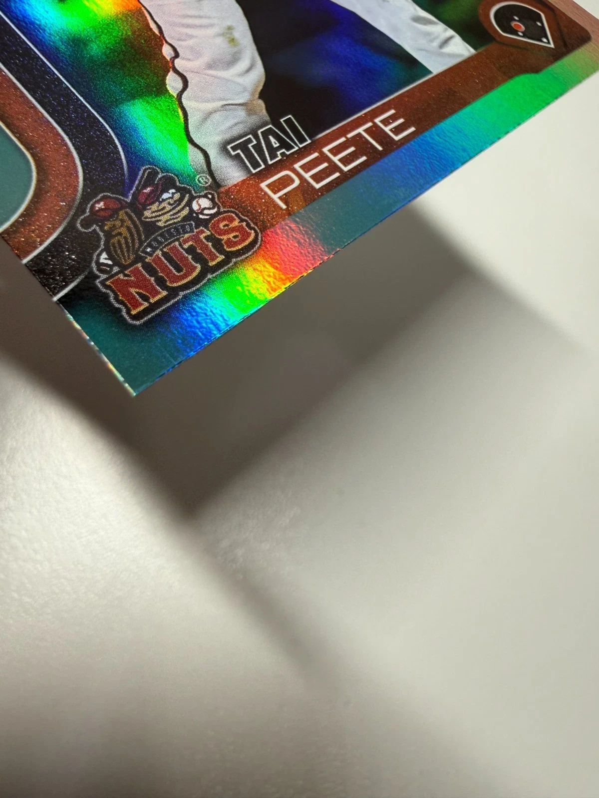 Tai Peete 2025 Topps Pro Debut Aqua Rainbow Foil /75 #PD-2 Nuts