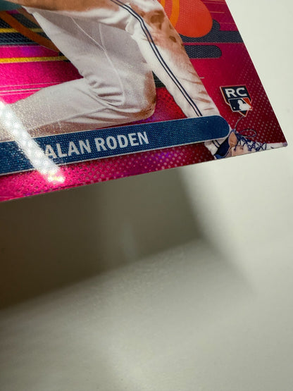 Alan Roden 2025 Topps Finest Magenta Refractor RC /300 #171 Blue Jays