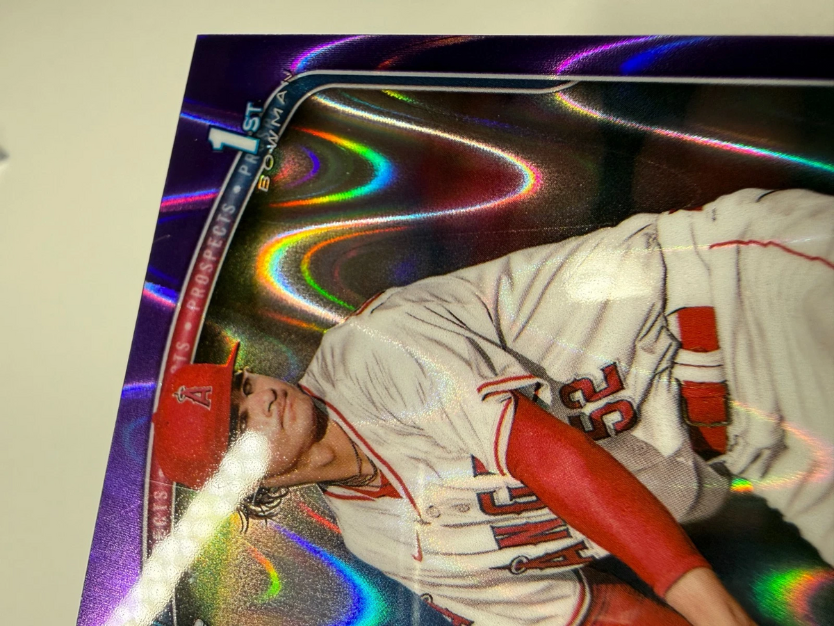 George Klassen 2025 Bowman Chrome 1st Purple RayWave Refractor /250 #BCP-63