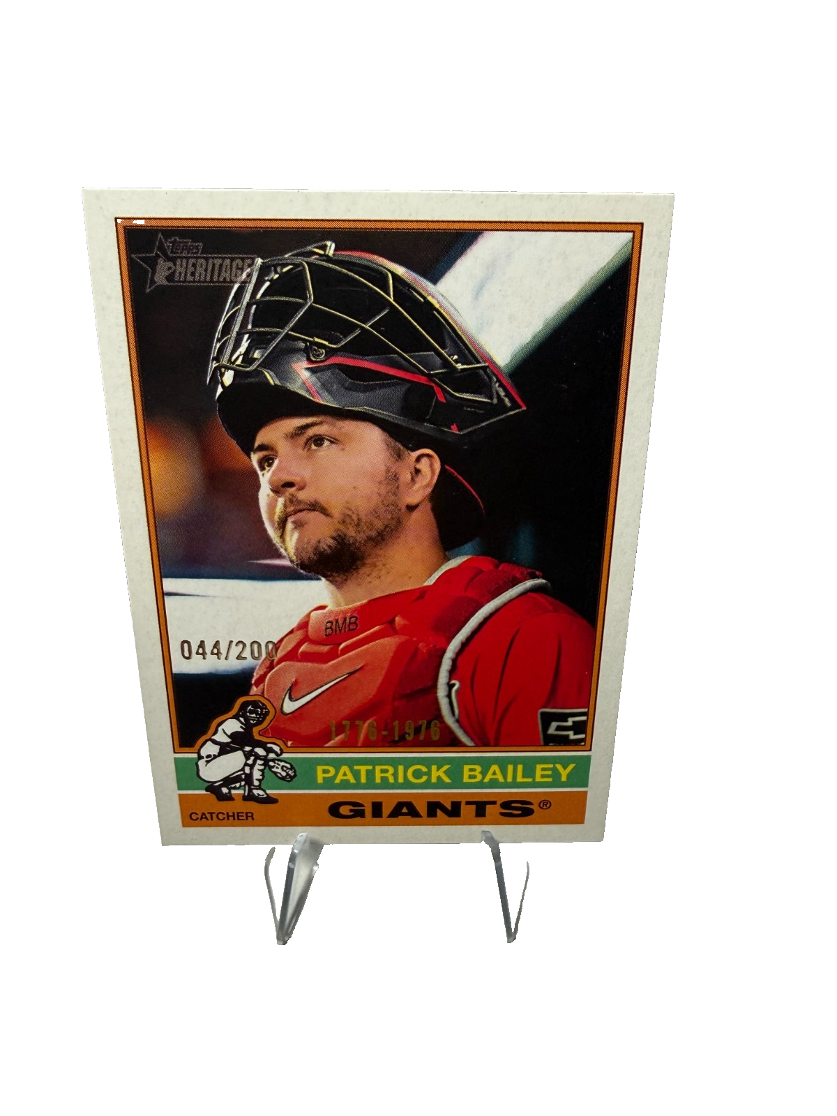 Patrick Bailey 2025 Topps Heritage Bisentennial /200 #264 Giants