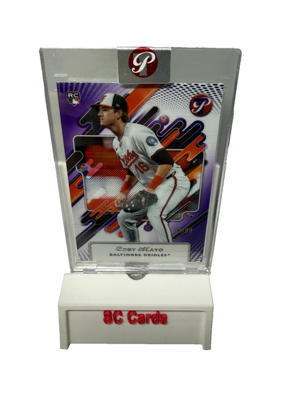 Coby Mayo 2025 Topps Pristine Purple Refractor RC /99 #57 Orioles