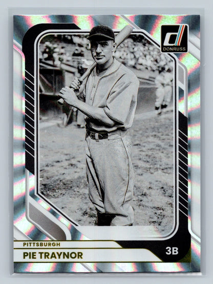 Pie Traynor 2026 Panini Donruss Laser #63 Pirates