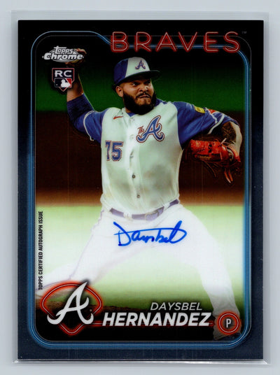 Daysbel Hernandez 2024 Topps Chrome Update Auto RC #RA-DHE Braves