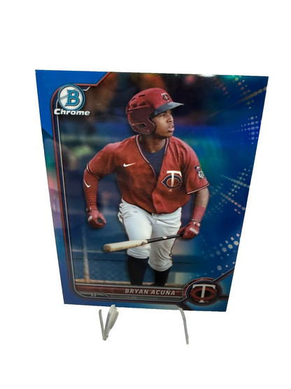 Bryan Acuna 2022 Bowman Draft Chrome Blue Refractor /150 #BDC-19 Twins