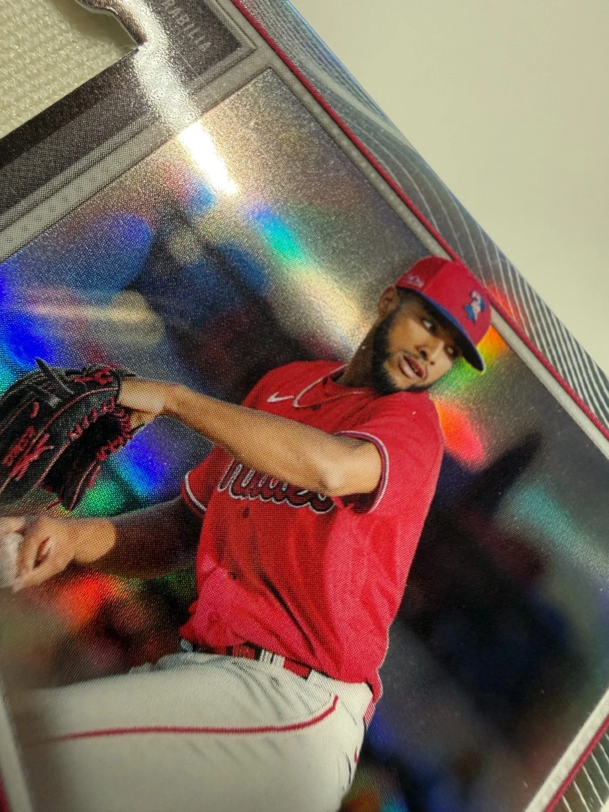 Adonis Medina 2021 Bowman Chrome Relic Auto RC /130 #BCAR-AM Phillies