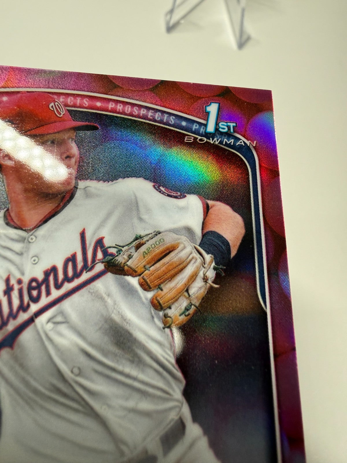 Luke Dickerson 2025 Bowman Chrome 1st Snack Pack Bubble Gum Refractor Auto /5