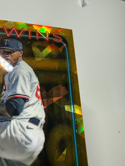 Jorge Alcala 2024 Topps Chrome Update Sapphire Gold Refractor /50 #USCS4 Twins