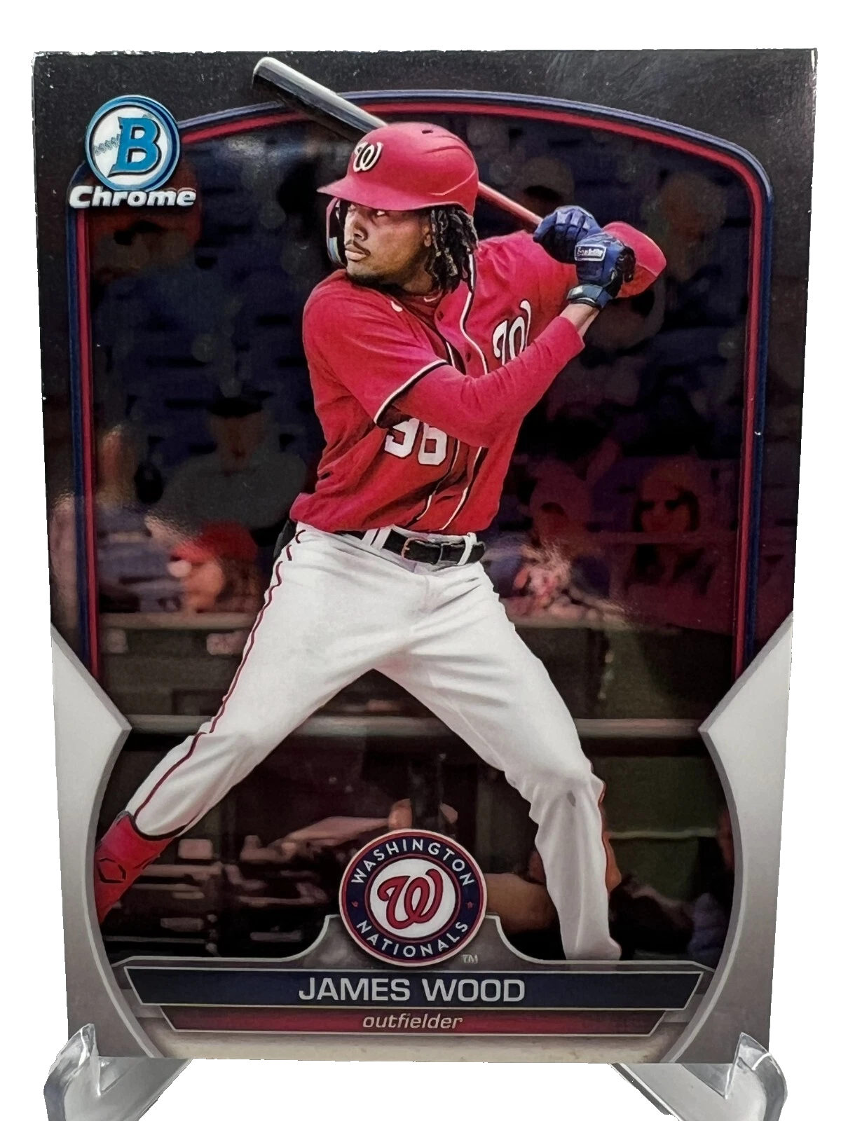 James Wood 2023 Bowman Chrome #BCP-224 Nationals
