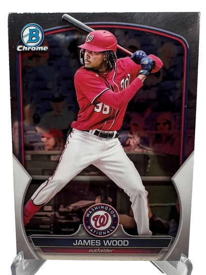James Wood 2023 Bowman Chrome #BCP-224 Nationals