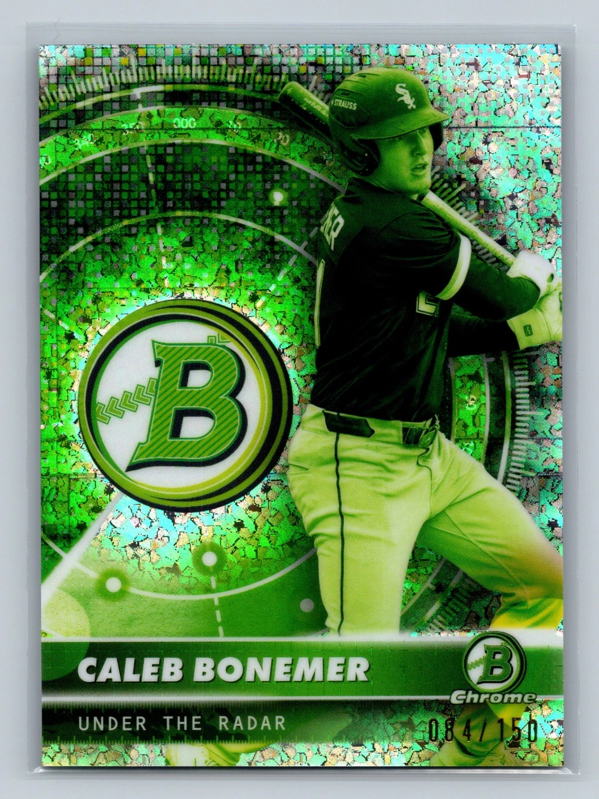 Caleb Bonemer 2026 Bowman Under the Radar Mini Diamond Reractor /150 #UR-18