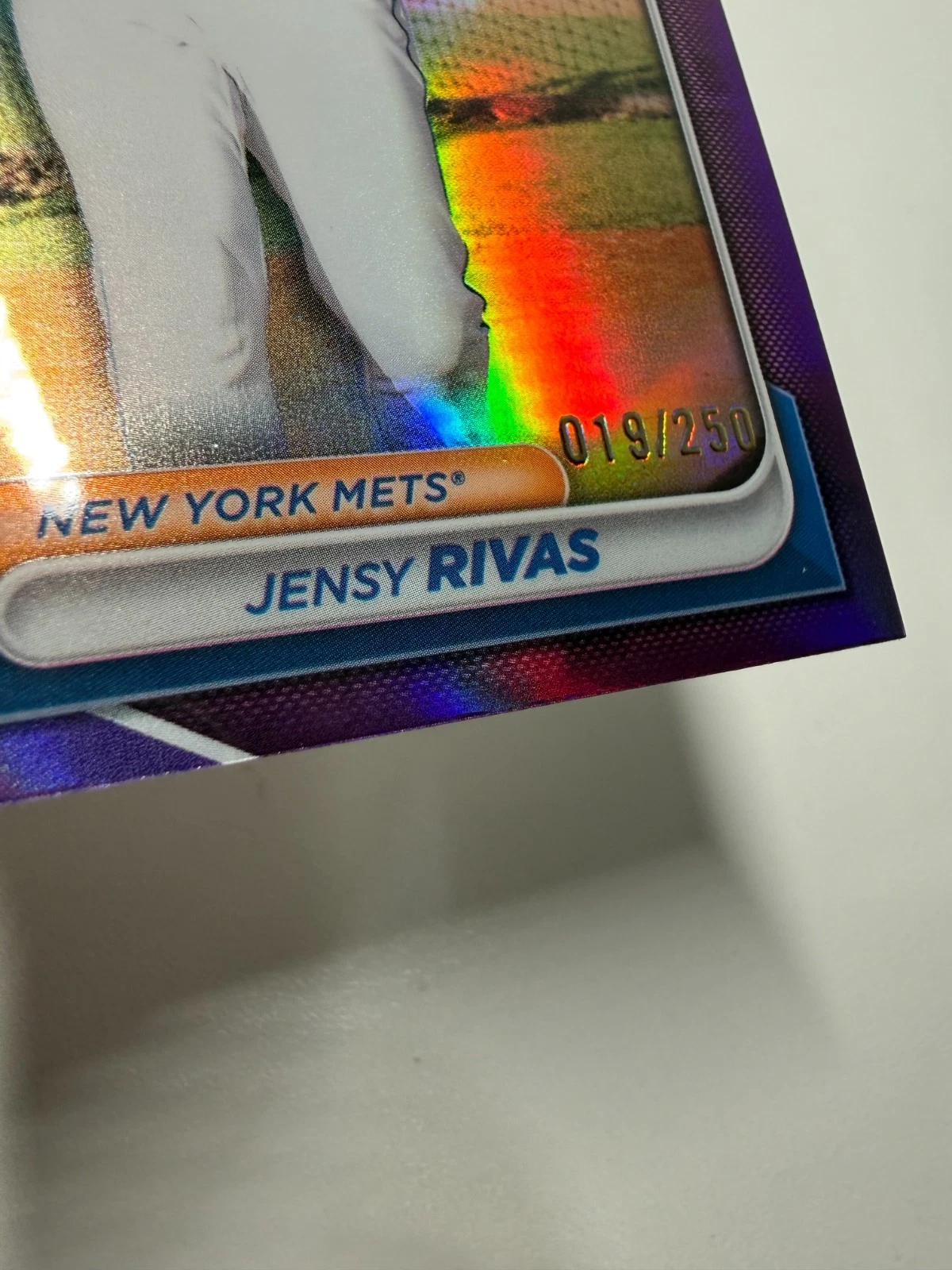Jensy Rivas 2024 Bowman Chrome 1st Purple Refractor /250 #BCP-251 Mets