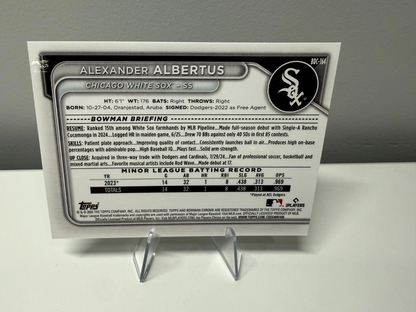 Alexander Albertus 2024 Bowman Draft Chrome Sparkle Refractor /200 #BDC-164