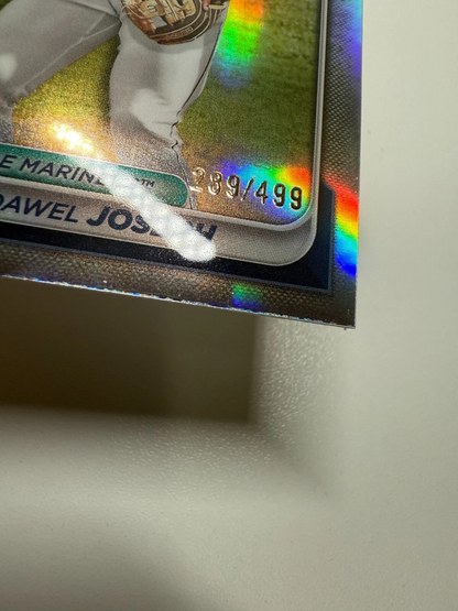 Dawel Joseph 2024 Bowman Chrome 1st Refractor /499 #BCP-176 Mariners
