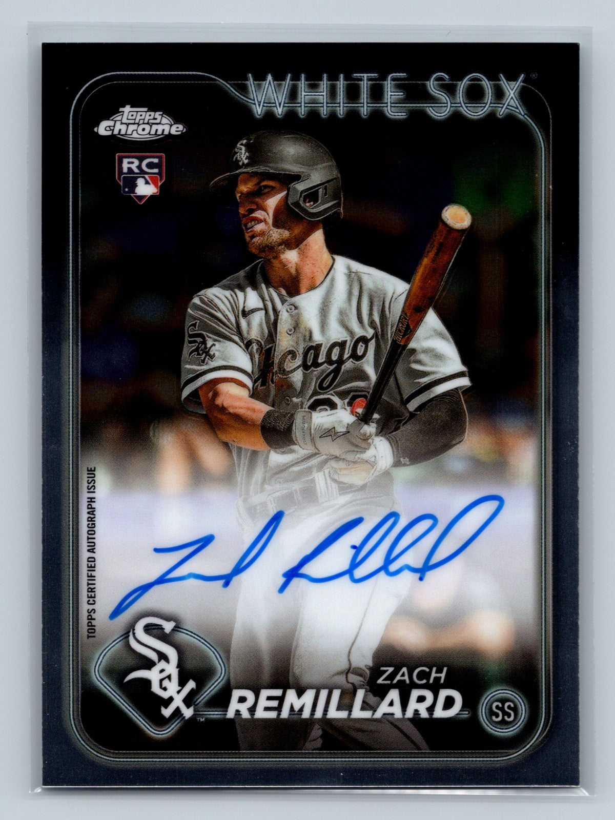 Zach Remillard 2024 Topps Chrome Auto RC #RA-ZR White Sox