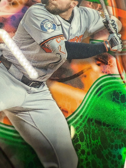 Colton Cowser 2024 Bowmans Best Green Refractor RC /99 #10 Orioles
