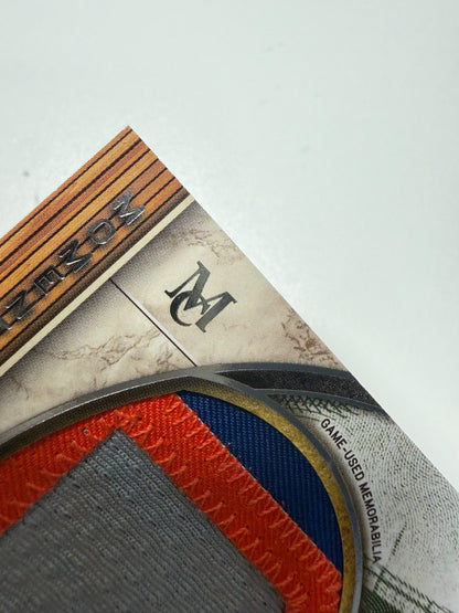 Starling Marte 2025 Topps Museum Momentous Material Jumbo Patch Gold Relic /15