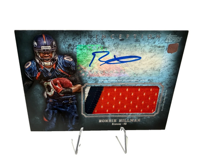 Ronnie Hillman 2012 Topps Inception Jumbo Patch Auto #AJP-RH Broncos