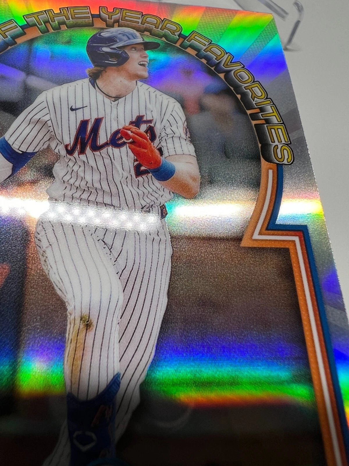 Brett Baty 2023 Bowman Chrome Rookie Of The Year Favorites #ROYF-3 Mets