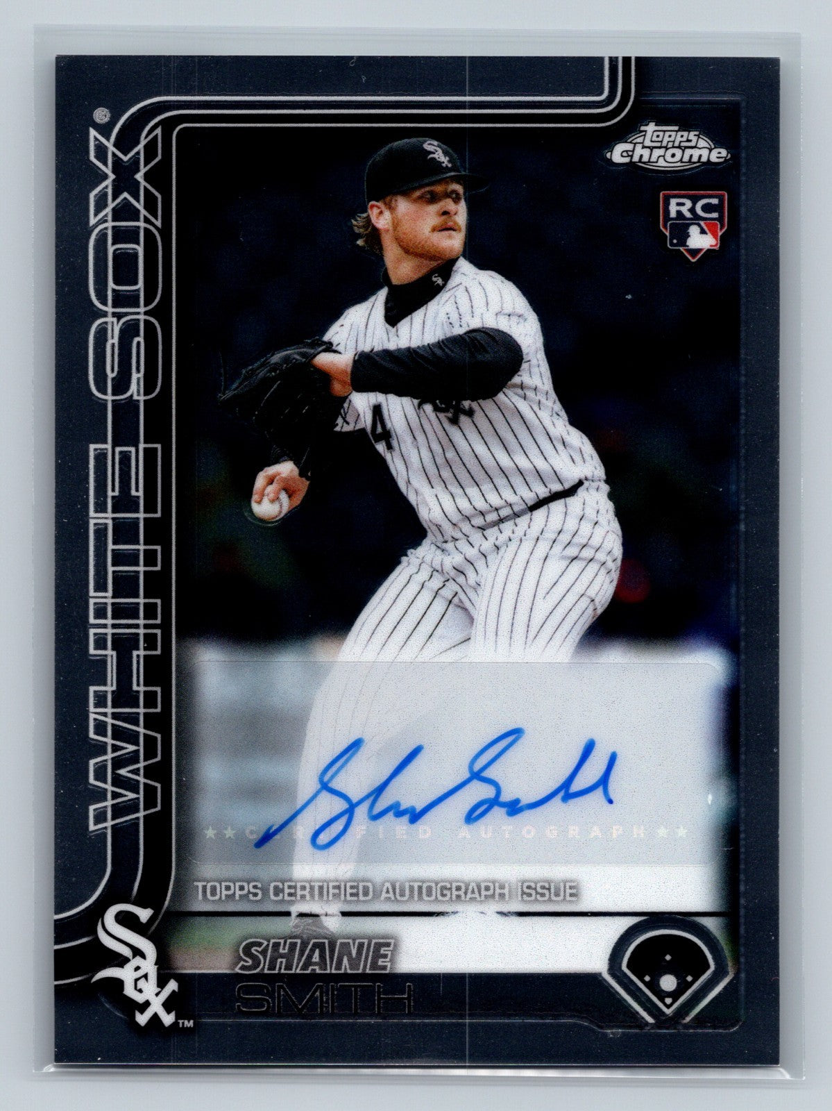 Shane Smith 2025 Topps Chrome Auto RC #AC-SS White Sox