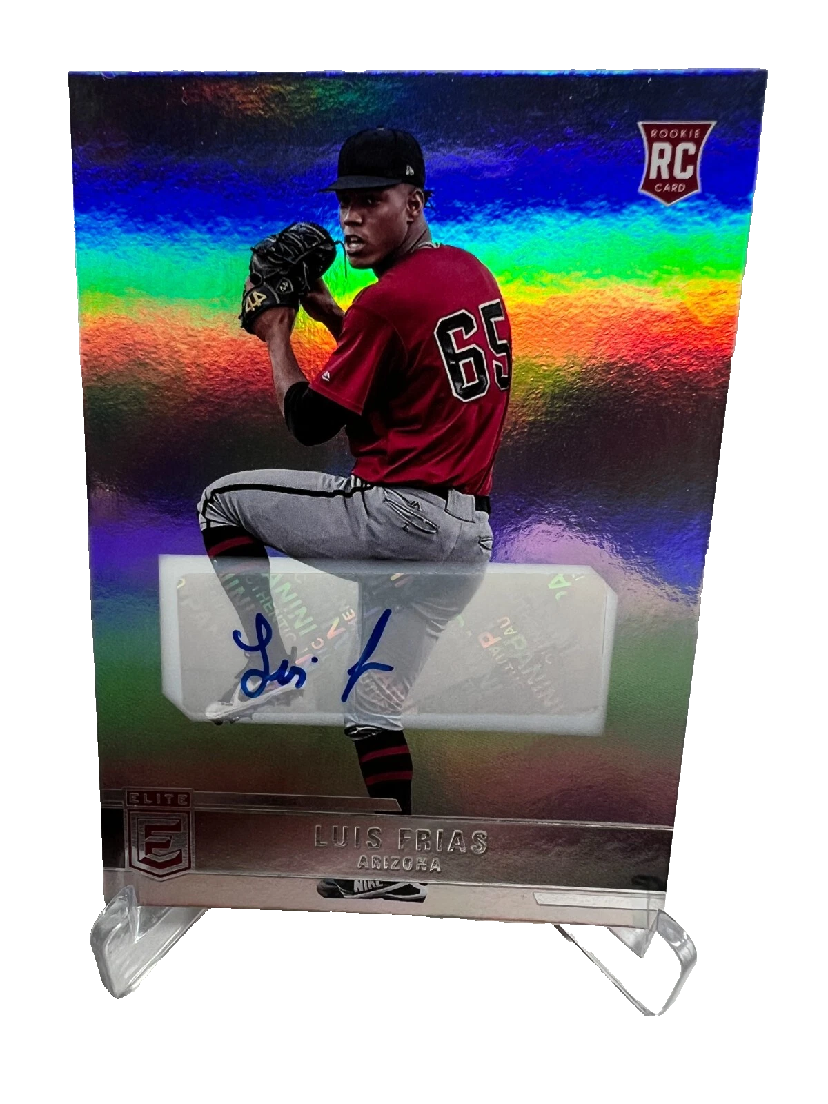 Luis Frias 2022 Panini Chronicles Elite Auto RC #22 Diamondbacks