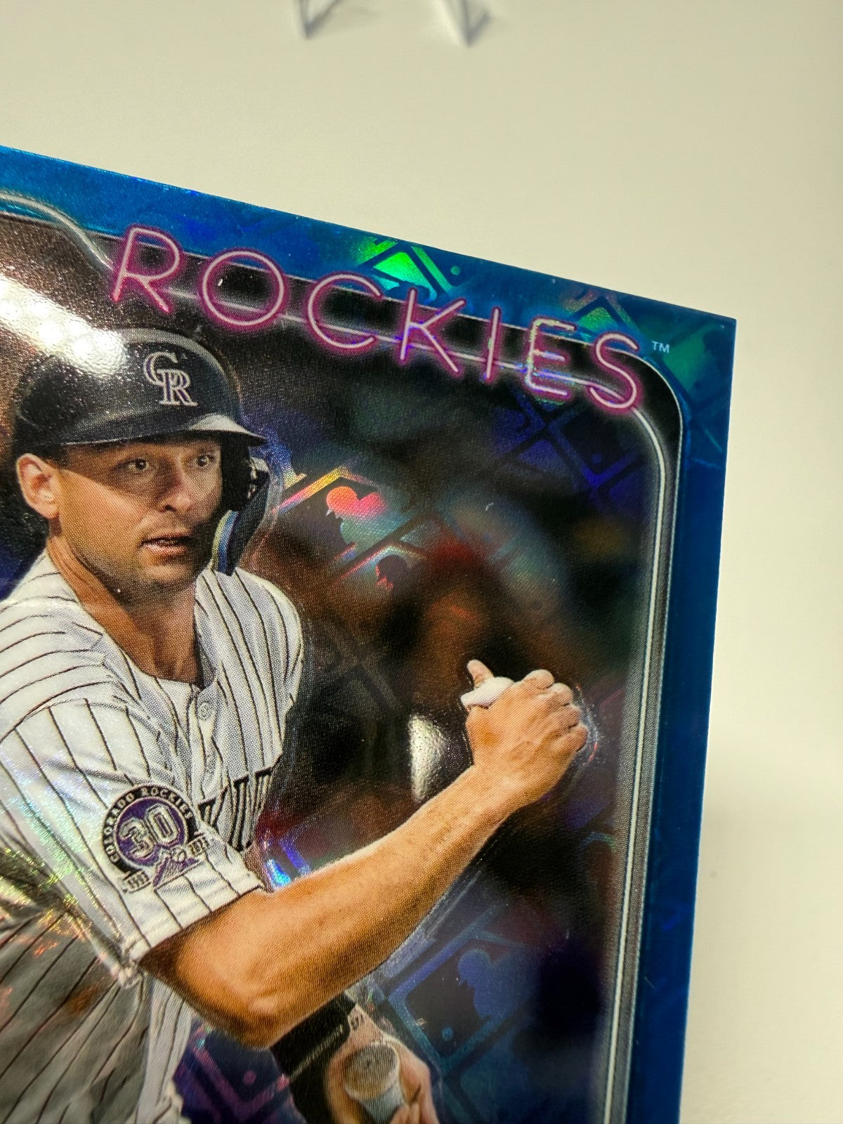 Coco Montes 2024 Topps Chrome Blue Logofractor RC /150 #182 Rockies