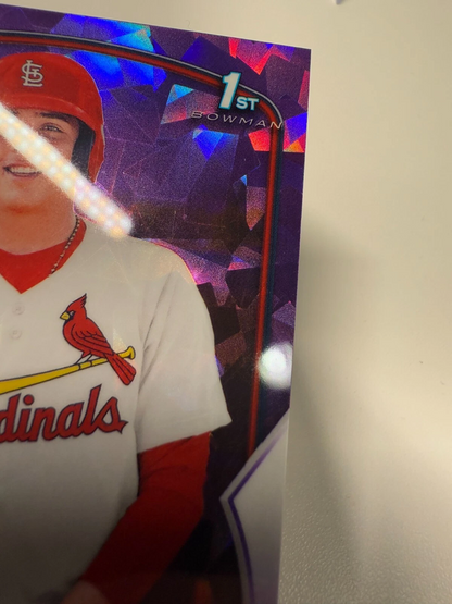 Luis Rodriguez 2023 Bowman Chrome 1st Purple Sapphire /25 #BCP-130 Cardinals