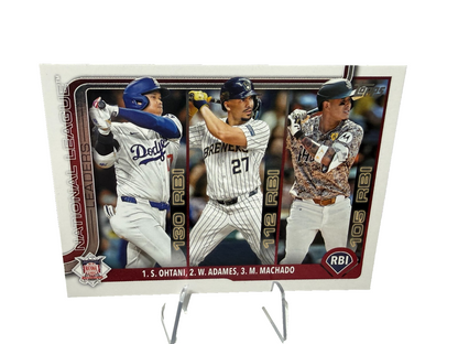 National League RBI Leaders 2025 Topps Series 1 #86