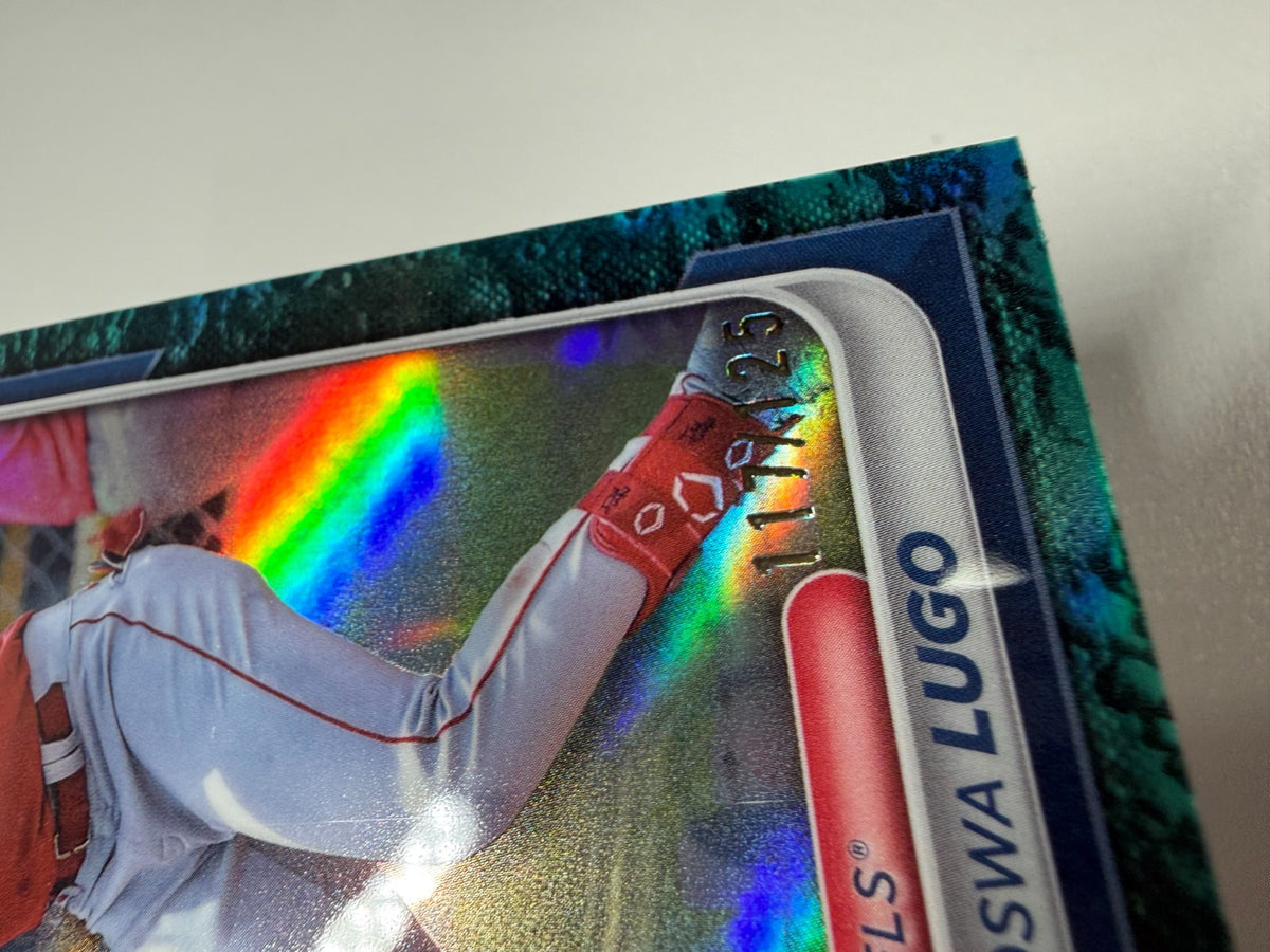Joswa Lugo 2024 Bowman Draft Chrome Aqua Lunar Refractor /125 #BDC-93 Angels