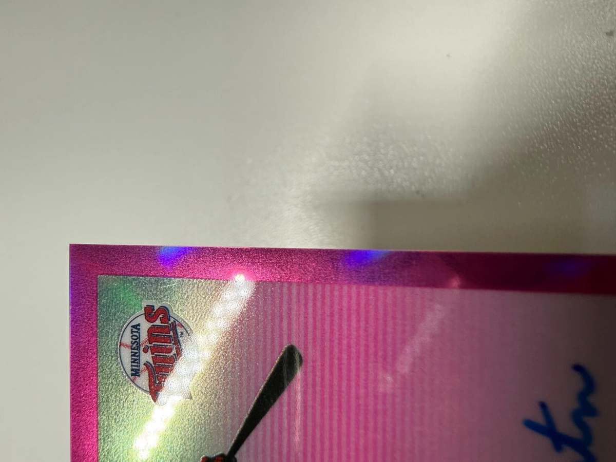 Paul Molitor 2023 Topps Chrome Platinum Anniversary Auto Pink Refractor Auto /15
