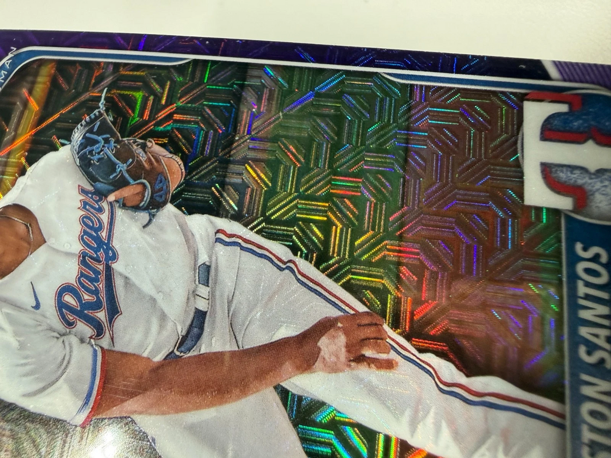Winston Santos 2025 Bowman Chrome 1st Purple Mojo Refractor /250 #BCP-121