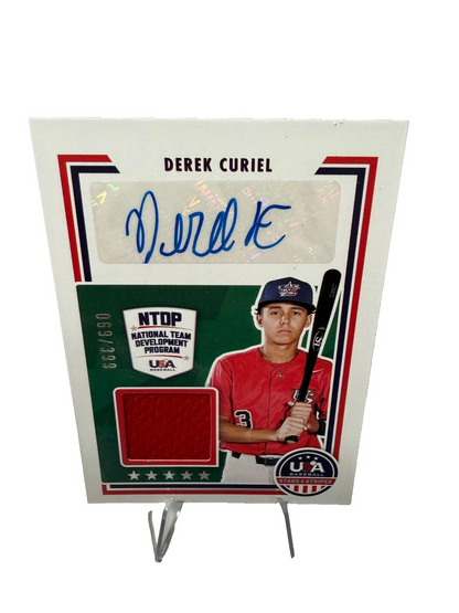 Derek Curiel 2022 Panini USA Stars & Stripes Signatures Auto /399 #SSS-DK