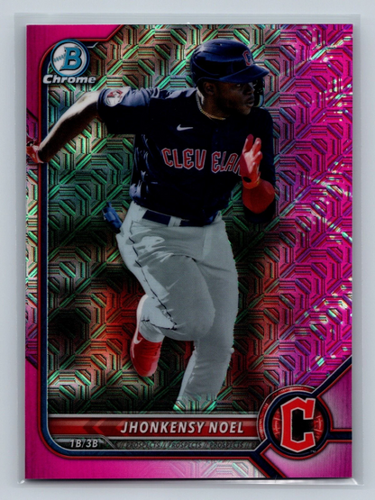 Jhonkensy Noel 2022 Bowman Chrome Prospects Fuchsia Mojo Refractor /199 #BCP-226