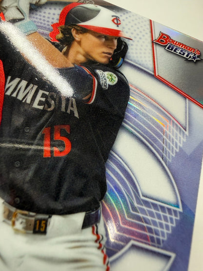 Luke Keaschall 2025 Bowman's Best Refractor RC #70 Twins