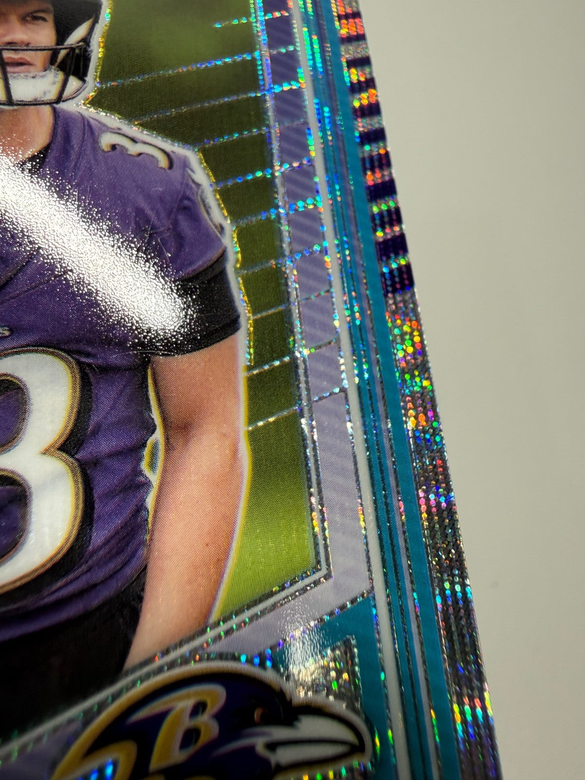 Tyler Loop 2025 Panini Donruss Optic Wave Prizm RC /300 #227 Ravens