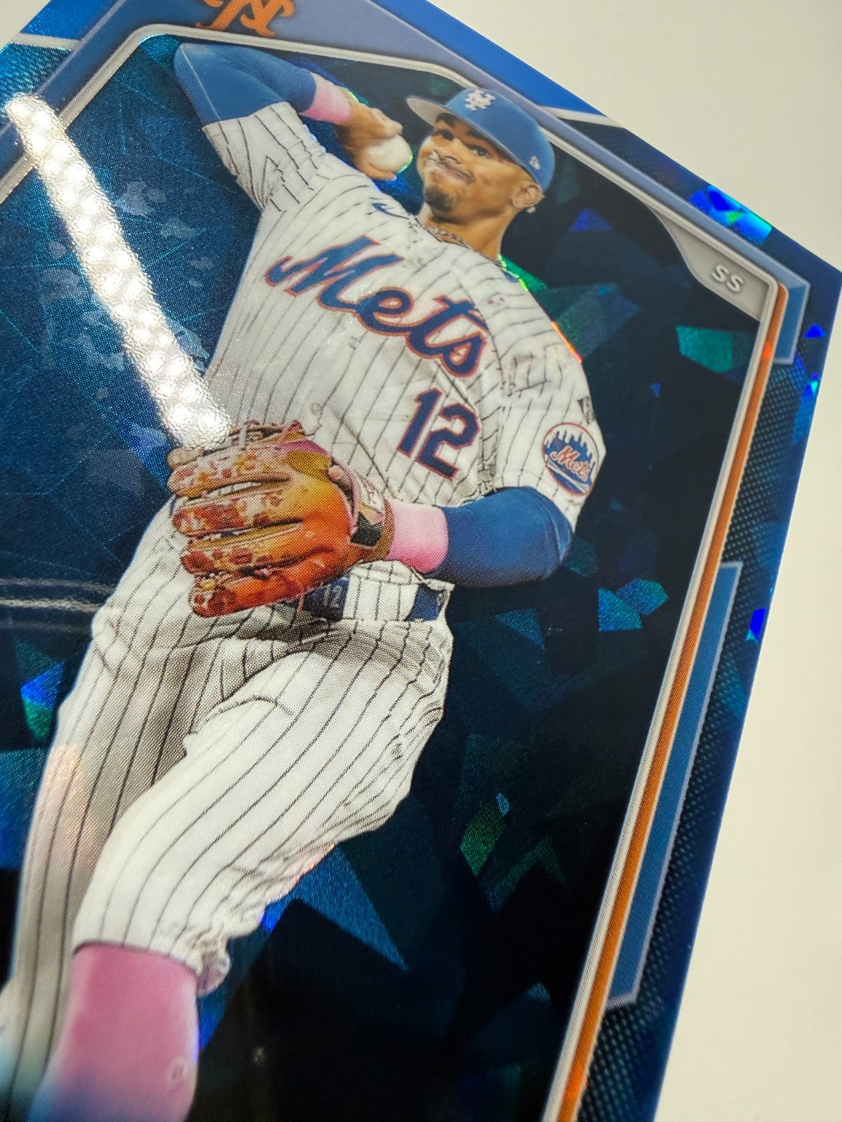 Francisco Lindor 2024 Bowman Chrome Sapphire Edition #35 Mets