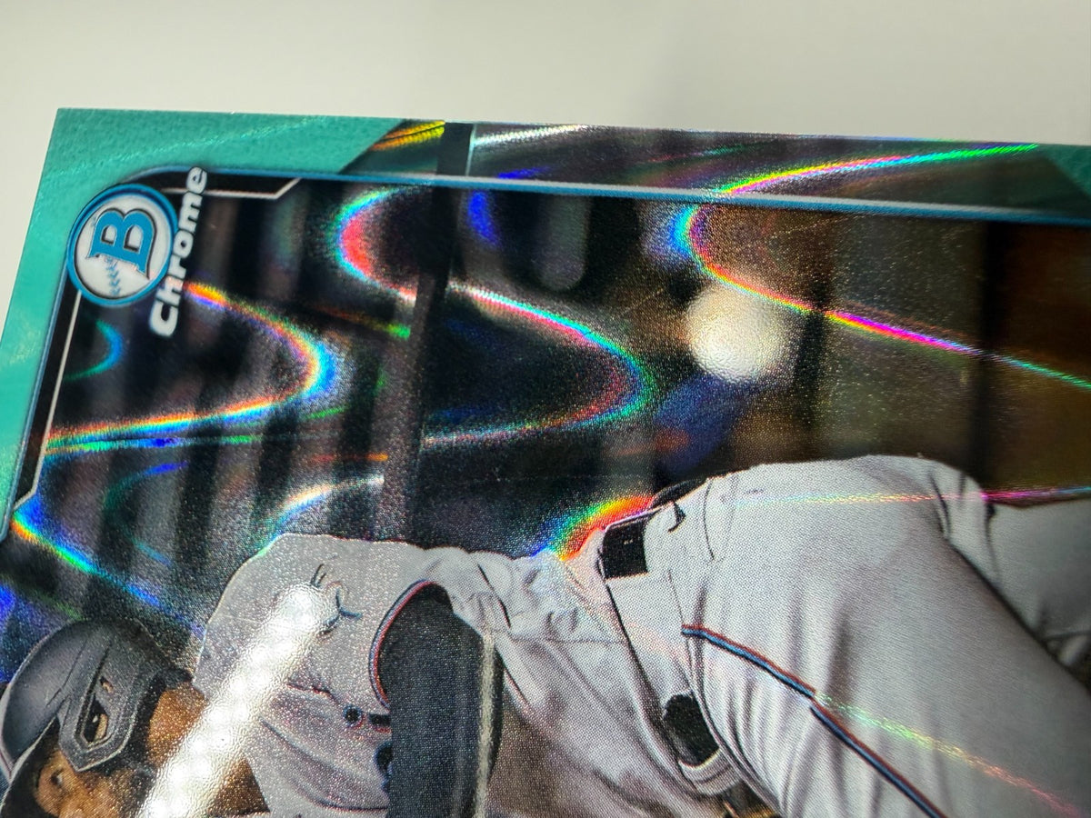 Bryan De La Cruz 2022 Bowman Chrome Aqua RayWave Refractor RC /199 #52 Marlins