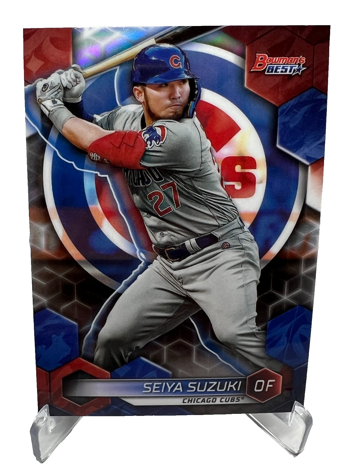 Seiya Suzuki 2023 Bowman's Best Refractor #12 Cubs