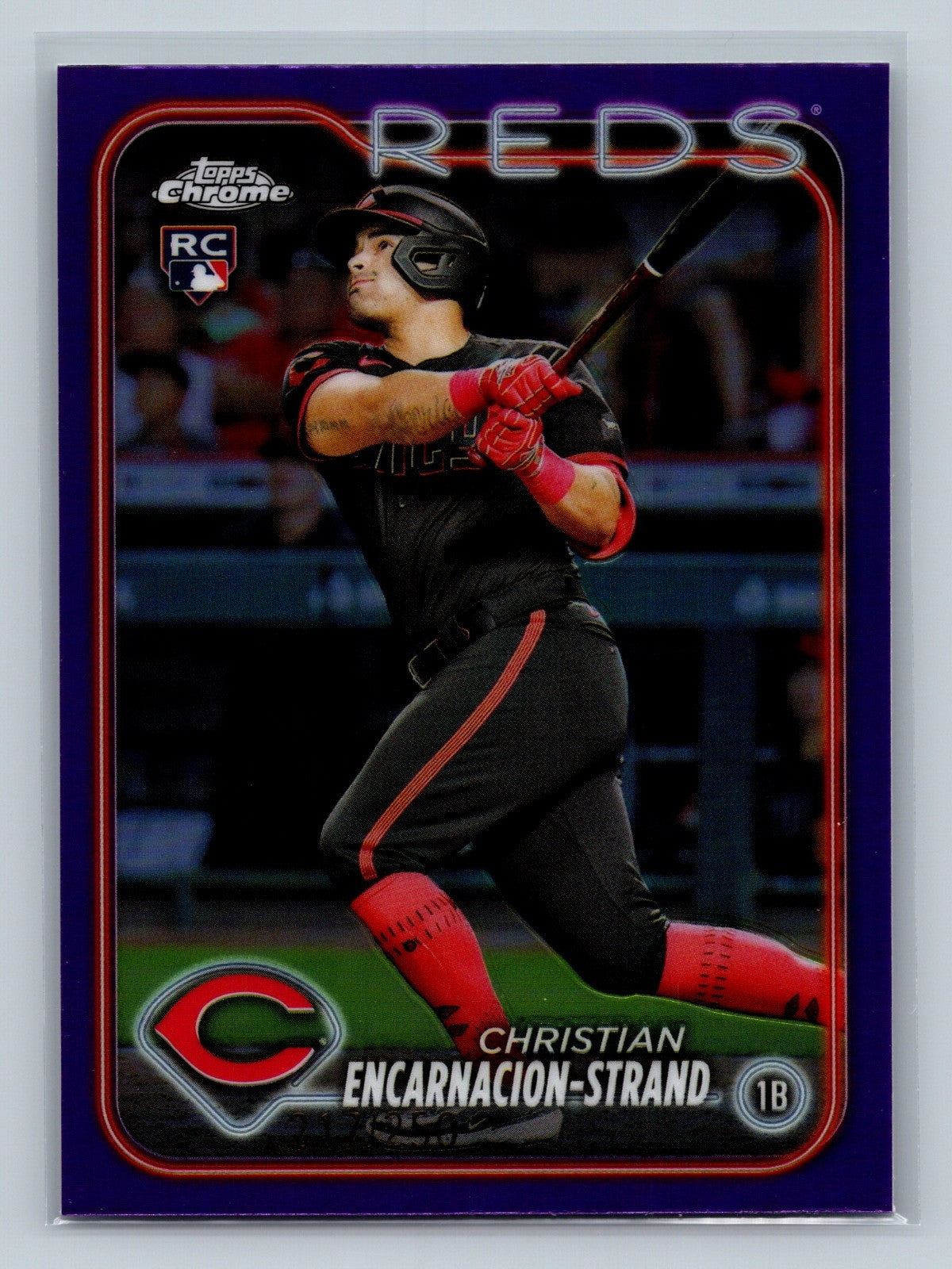 Christian Encarnacion-Strand 2024 Topps Chrome Purple Refractor RC /250 #219