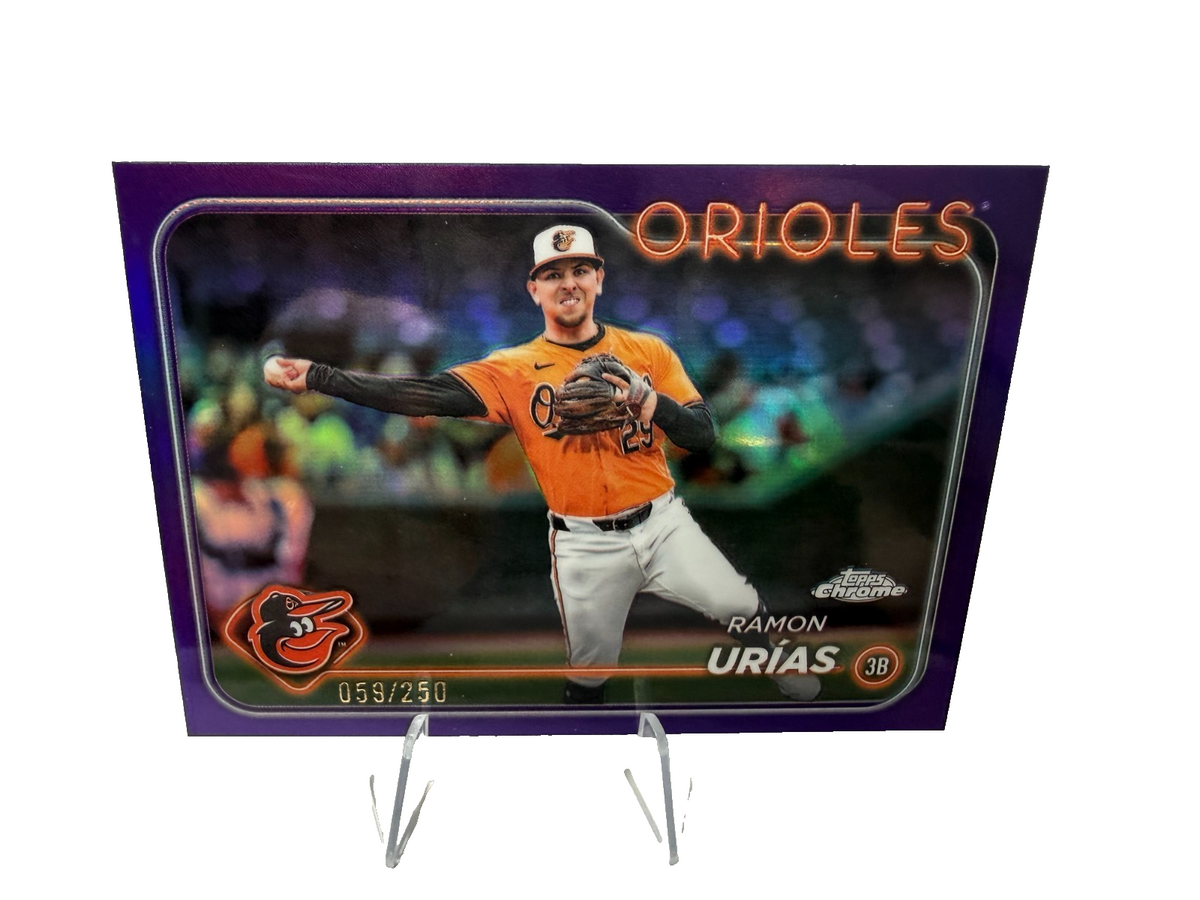 Ramon Urias 2024 Topps Chrome Update Purple Refractor /250 #USC54 Orioles