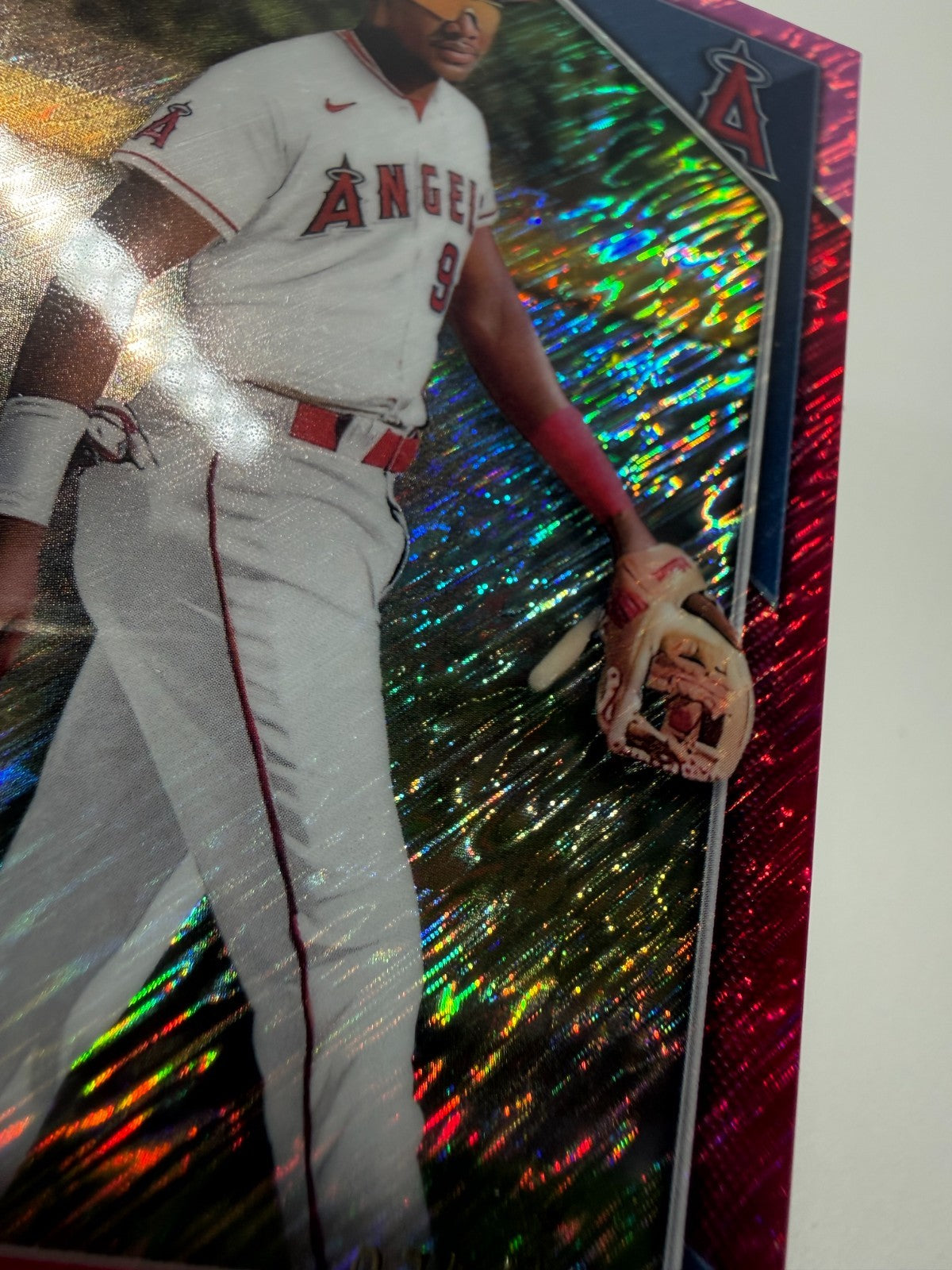 Greylin De La Paz 2024 Bowman Chrome 1st Fuchsia Shimmer Refractor /199 #BCP-181
