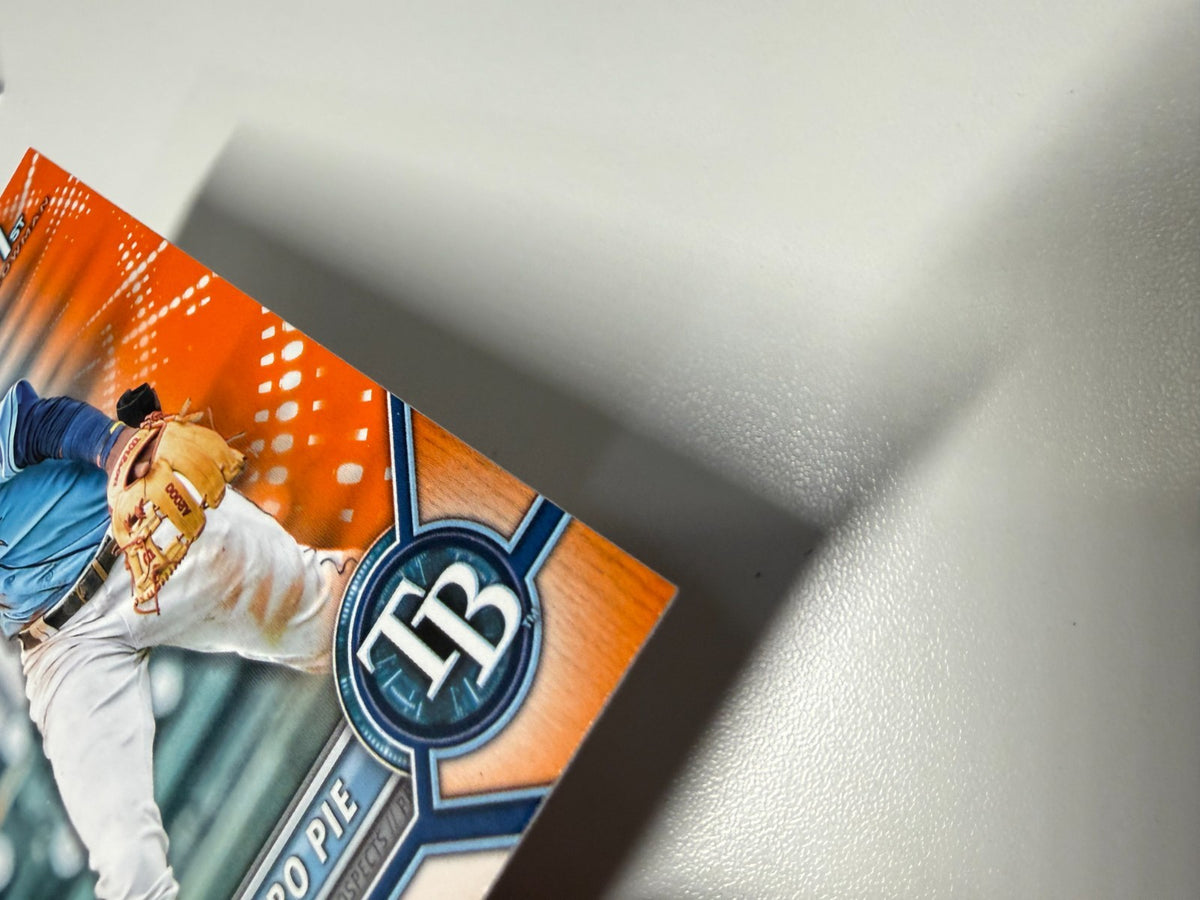 Alejandro Pie 2022 Bowman 1st Paper Orange /25 #BP-99 Rays