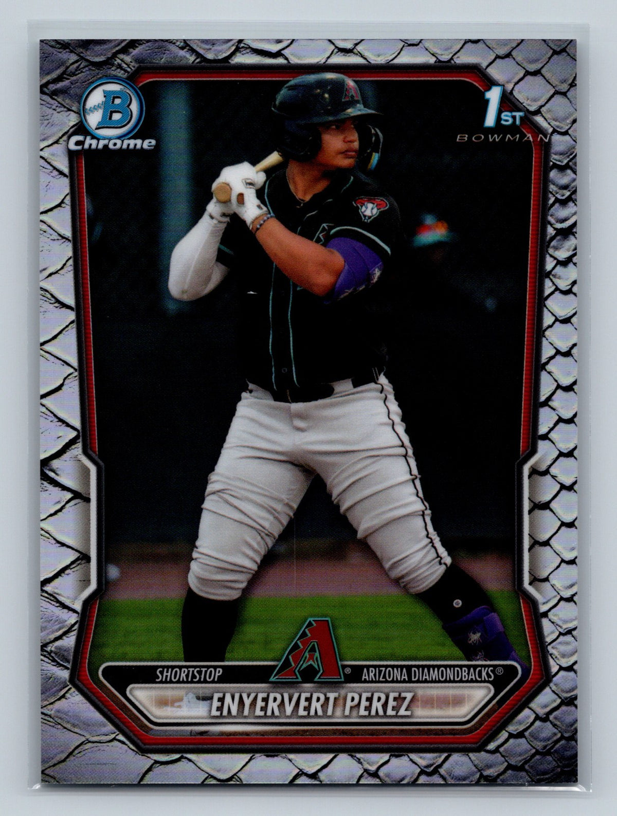 Enyervert Perez 2026 Bowman Chrome 1st Reptilian Refractor #BCP-71 Diamondbacks
