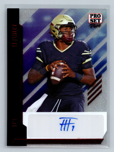 TJ Finley 2024 Leaf Pro Set Pure Stardust Red Spectrum Auto /3 #BA-TJF