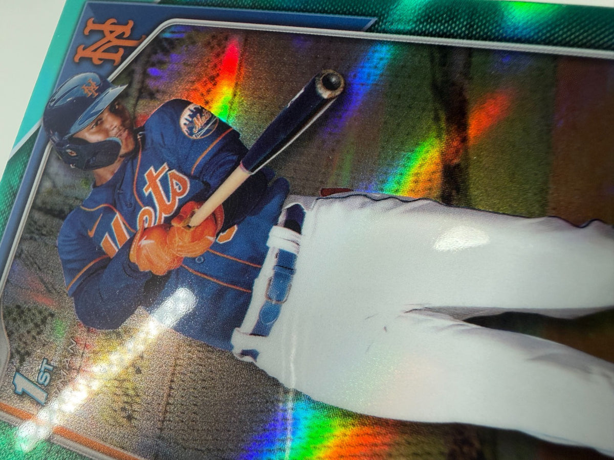 Jensy Rivas 2024 Bowman Chrome 1st Aqua Refractor /125 #BCP-251 Mets