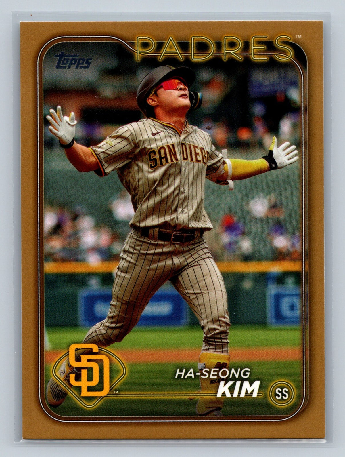Ha-Seong Kim 2024 Topps Series 1 Gold /2024 #127 Padres
