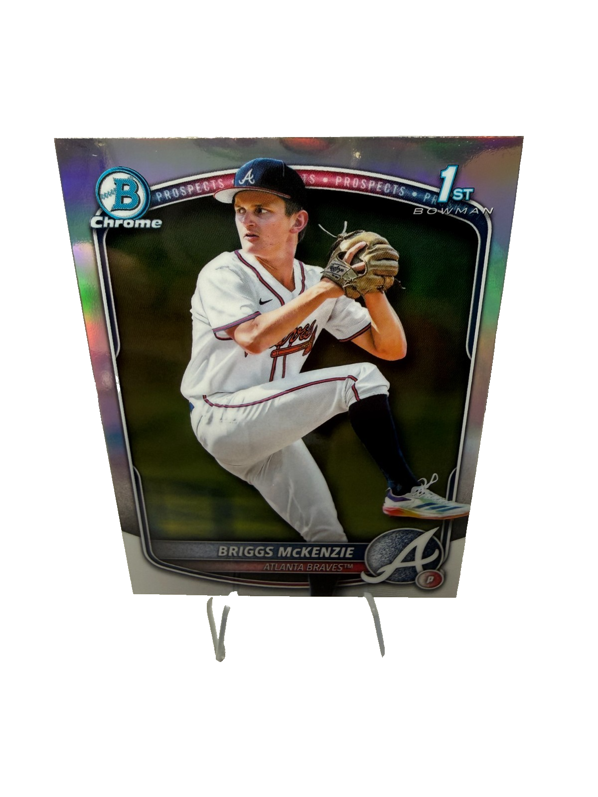 Briggs McKenzie 2025 Bowman Chrome 1st Refractor #BDC-81 Braves