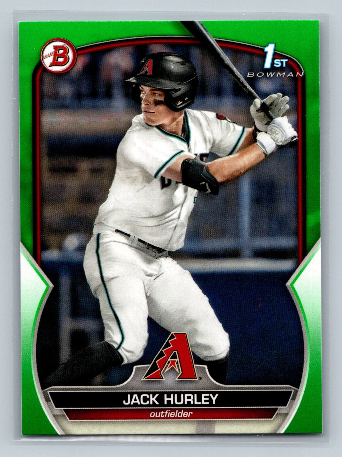 Jack Hurley 2023 Bowman Draft 1st Green /99 #BD-162 Diamondbacks